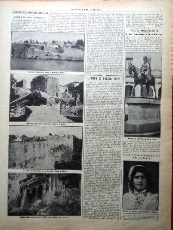 La Domenica del Corriere 7 Dicembre 1913 XXIV Legislatura Adalia …