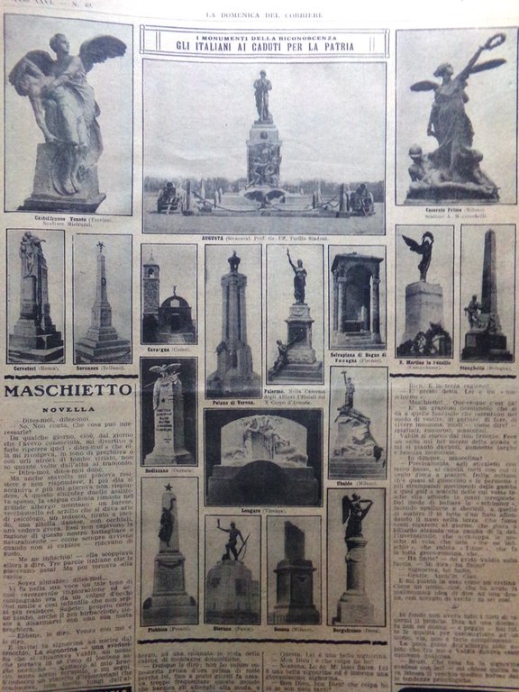 La Domenica del Corriere 7 Dicembre 1924 Massaua Cina Basilica …
