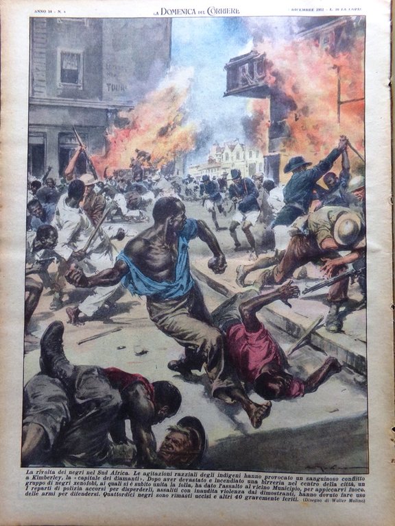 La Domenica del Corriere 7 Dicembre 1952 Morte Elena di … | Immagine Gallery 3