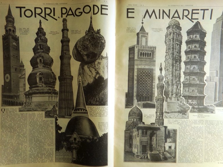 La Domenica del Corriere 7 Febbraio 1932 Milano Clown Pergolesi …