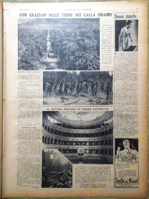 La Domenica del Corriere 7 Febbraio 1937 Fiume Ohio Incendio … | Immagine Gallery 3