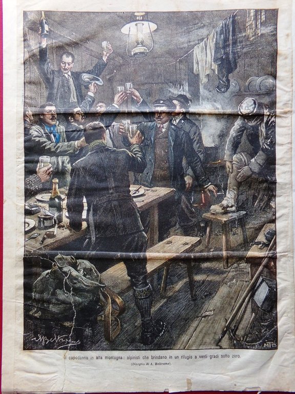 La Domenica del Corriere 7 Gennaio 1906 Casanas Gambera Donne …