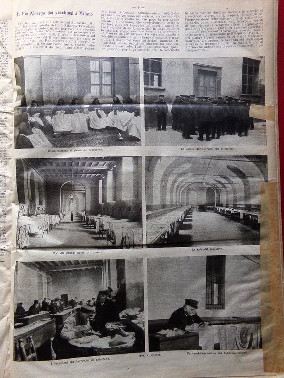 La Domenica del Corriere 7 Gennaio 1906 Casanas Gambera Donne …