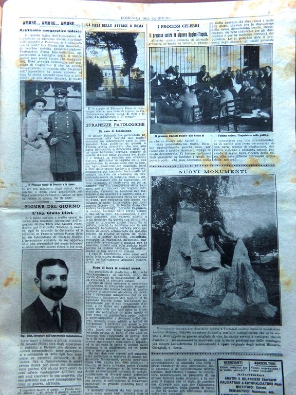 La Domenica del Corriere 7 Giugno 1914 Empress of Ireland …