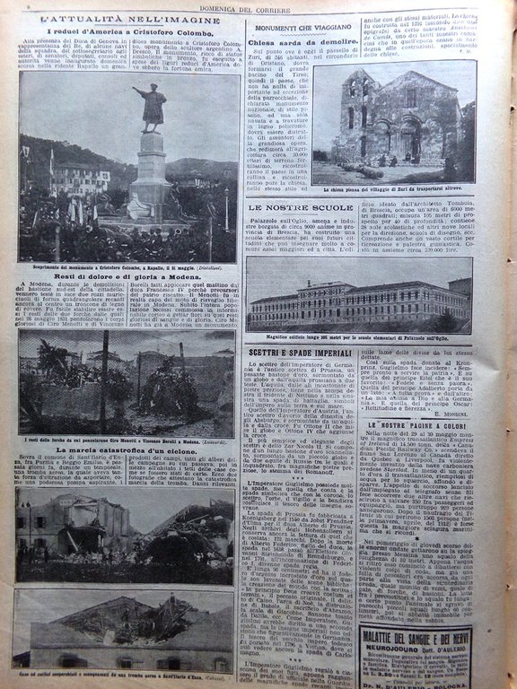 La Domenica del Corriere 7 Giugno 1914 Empress of Ireland …