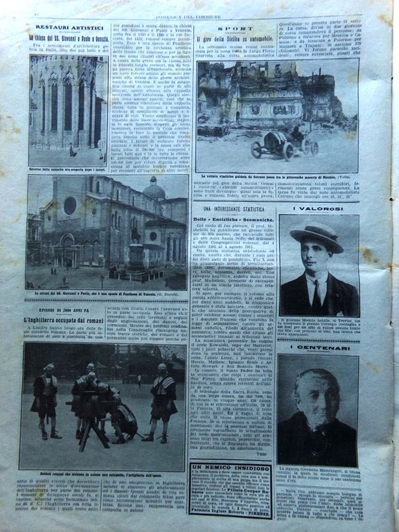 La Domenica del Corriere 7 Giugno 1914 Empress of Ireland …