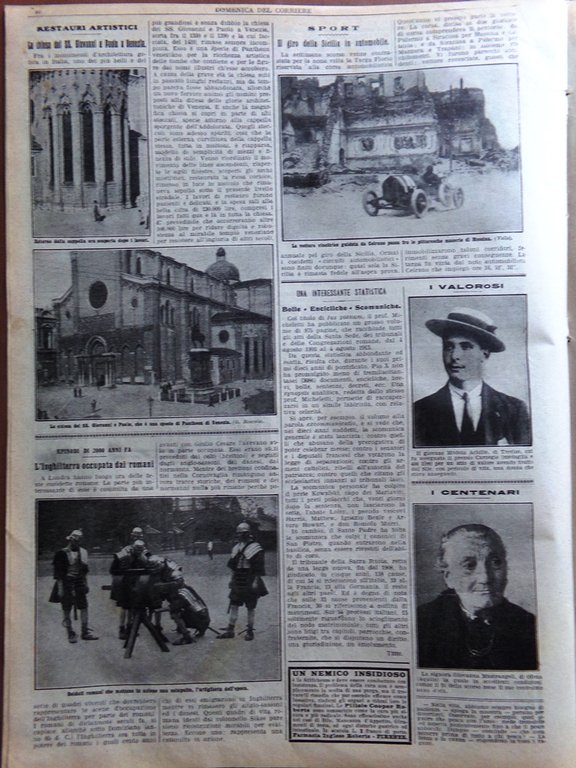 La Domenica del Corriere 7 Giugno 1914 Empress of Ireland …