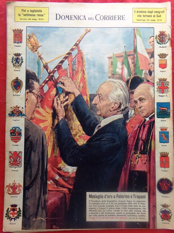 La Domenica del Corriere 7 Giugno 1964 WW1 Inter Mazzola …