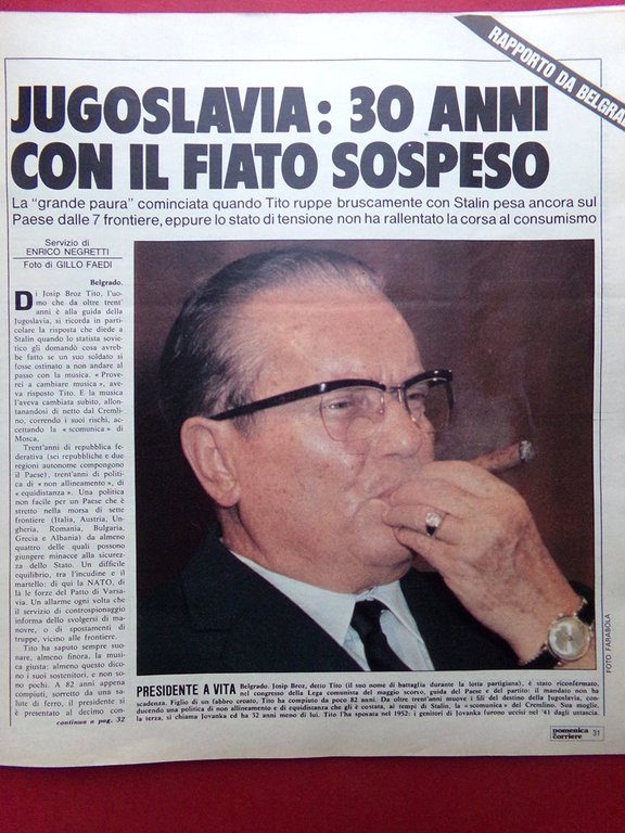 La Domenica del Corriere 7 Luglio 1974 Pannella Villaggio Marilyn …