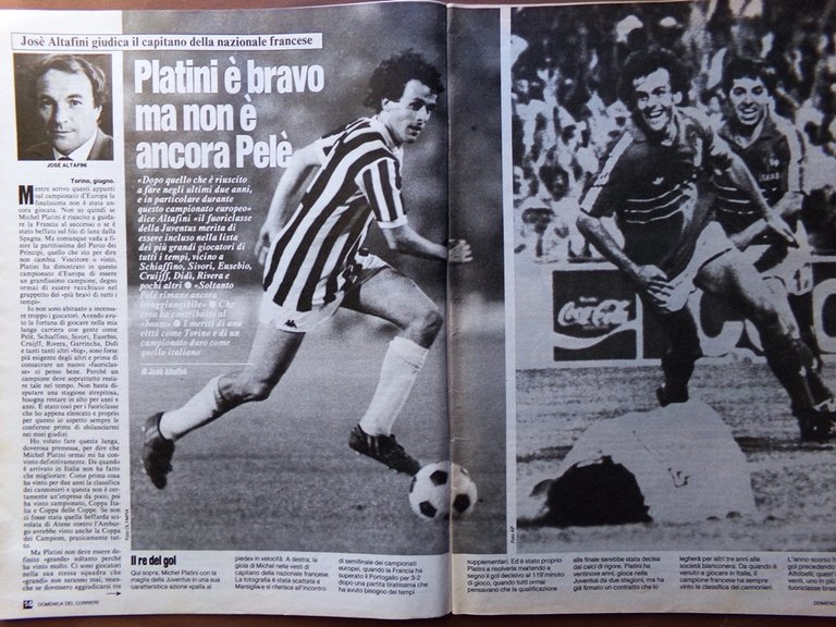La Domenica del Corriere 7 Luglio 1984 Bisaglia Platini Hussar …