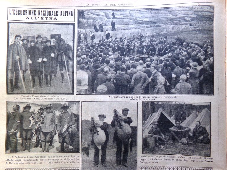 La Domenica del Corriere 7 Maggio 1922 Conferenza di Genova …