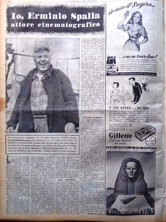 La Domenica del Corriere 7 Maggio 1950 Franceschiello Spalla Tavole …