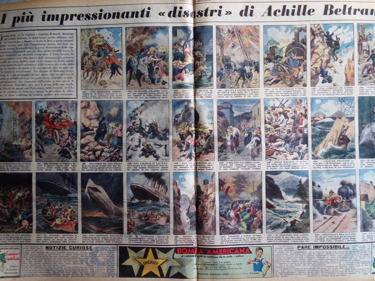 La Domenica del Corriere 7 Maggio 1950 Franceschiello Spalla Tavole …