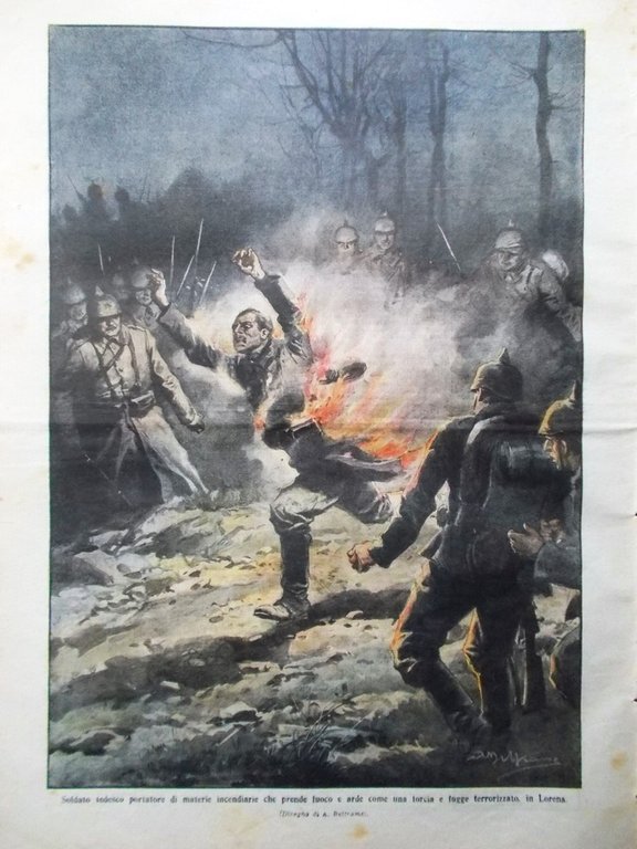 La Domenica del Corriere 7 Marzo 1915 WW1 Ypres Sermaize …