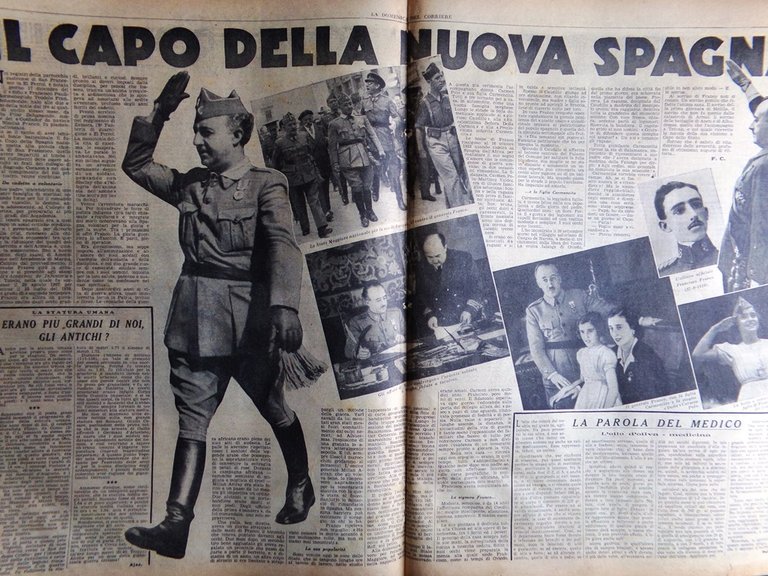 La Domenica del Corriere 7 Novembre 1937 Francisco Franco Pellegrini … | Immagine Gallery 4