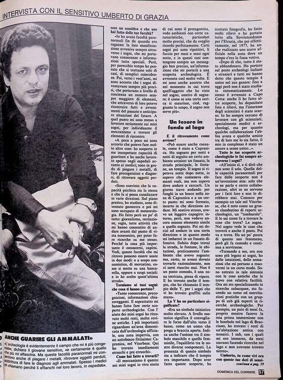 La Domenica del Corriere 7 Novembre 1981 Clark Gable Romina …