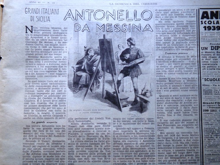 La Domenica del Corriere 7 Ottobre 1939 WW2 Varsavia Antonello …