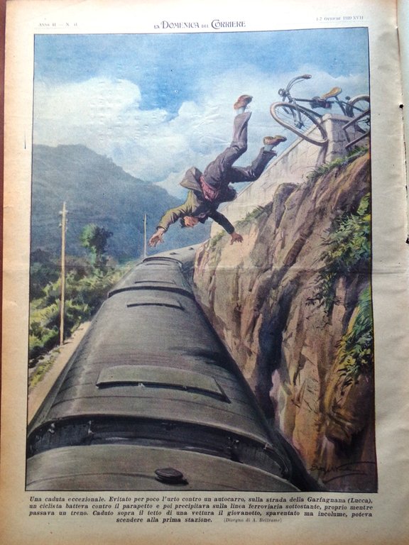 La Domenica del Corriere 7 Ottobre 1939 WW2 Varsavia Antonello …