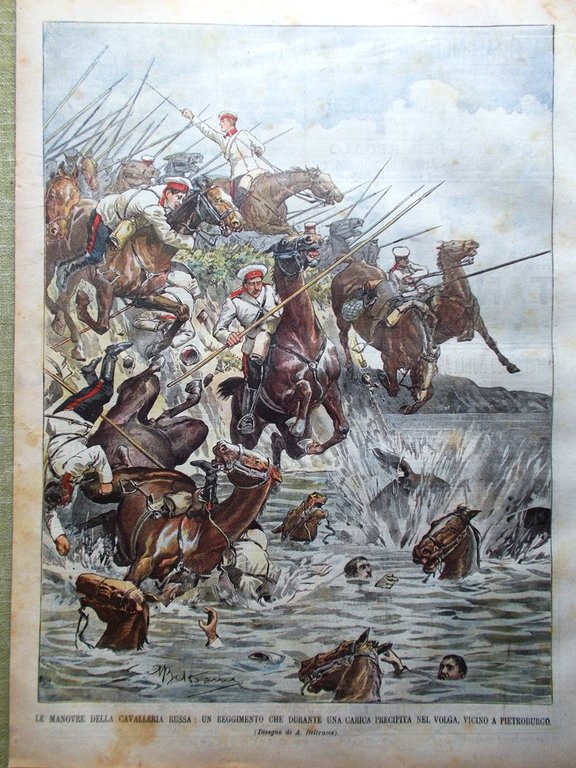 La Domenica del Corriere 7 Settembre 1902 Miniera Morte Mesdag …