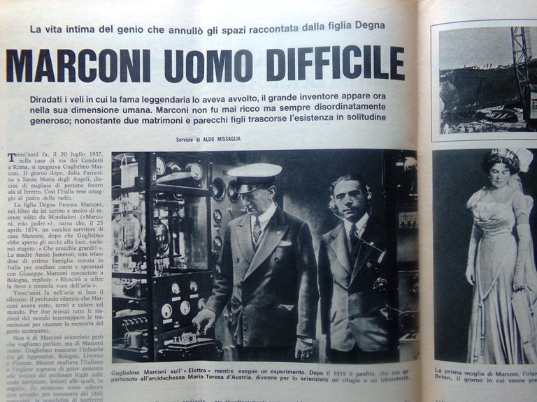 La Domenica del Corriere 8 Agosto 1967 Marconi Che Guevara …