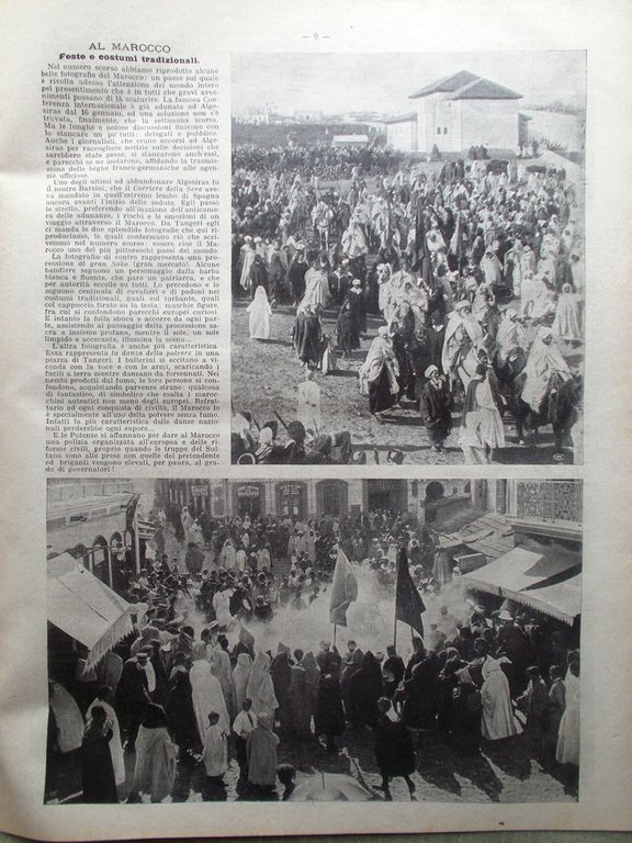 La Domenica del Corriere 8 Aprile 1906 Lazio Courrieres Figlia …