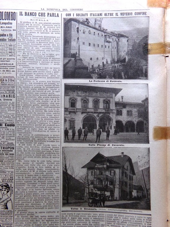 La Domenica del Corriere 8 Dicembre 1918 WW1 Resa Tedeschi …