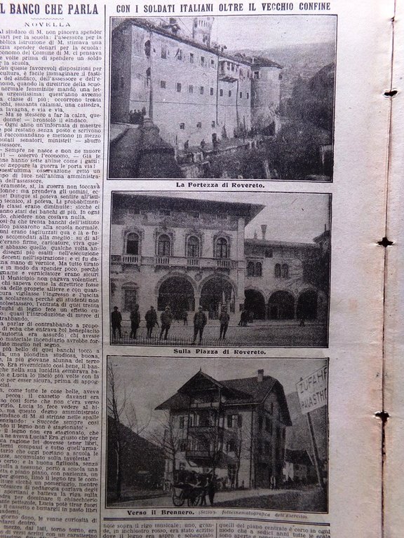 La Domenica del Corriere 8 Dicembre 1918 WW1 Resa Tedeschi …