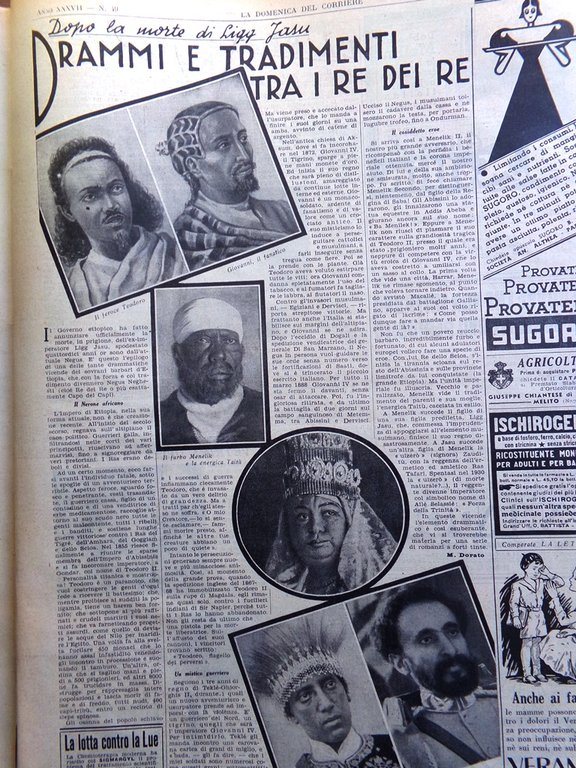 La Domenica del Corriere 8 Dicembre 1935 Cardinali Concistoro Gorrahei …