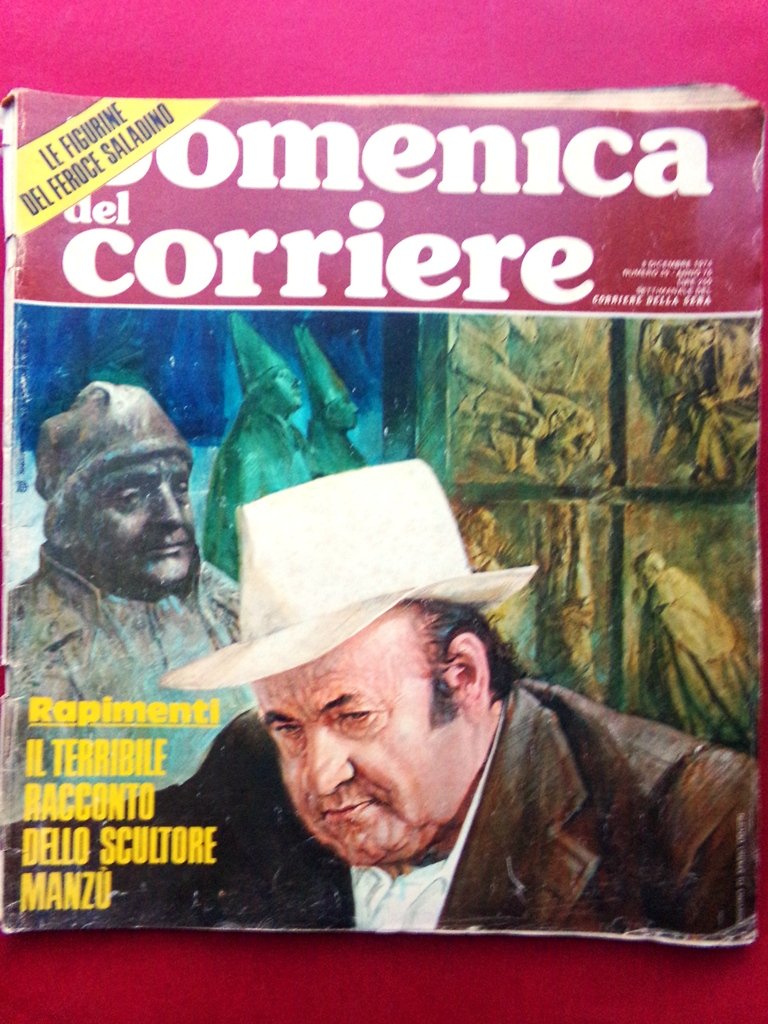 La Domenica del Corriere 8 Dicembre 1974 Cobbe Momo Toniato …