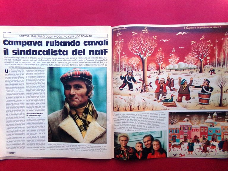 La Domenica del Corriere 8 Dicembre 1974 Cobbe Momo Toniato …