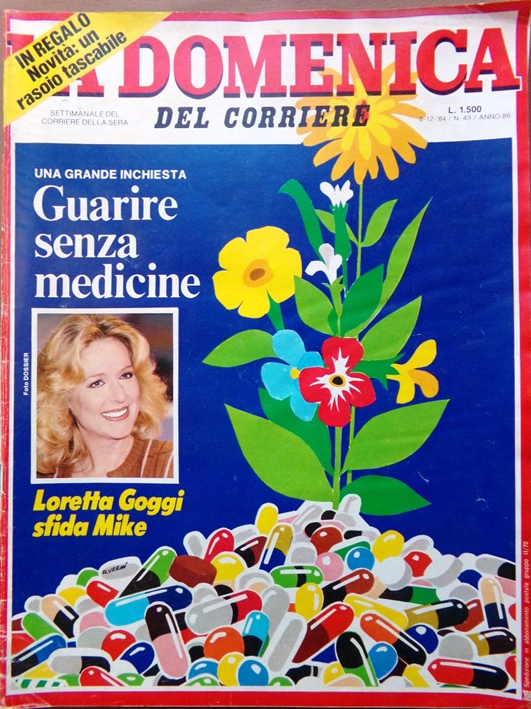 La Domenica del Corriere 8 Dicembre 1984 Lega Animali Valentino …