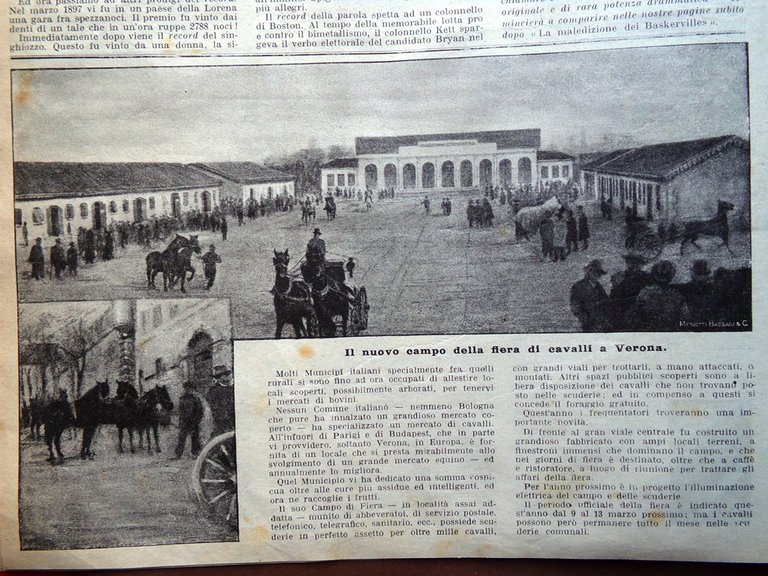 La Domenica del Corriere 8 Febbraio 1903 Curzon Mommsen Fiera …