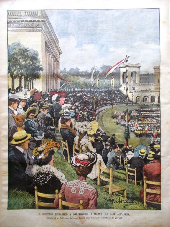 La Domenica del Corriere 8 Giugno 1902 Emigrazione Marinelli Ronciglione … | Immagine Gallery 5