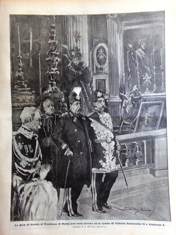 La Domenica del Corriere 8 Giugno 1902 Emigrazione Marinelli Ronciglione … | Immagine Gallery 12