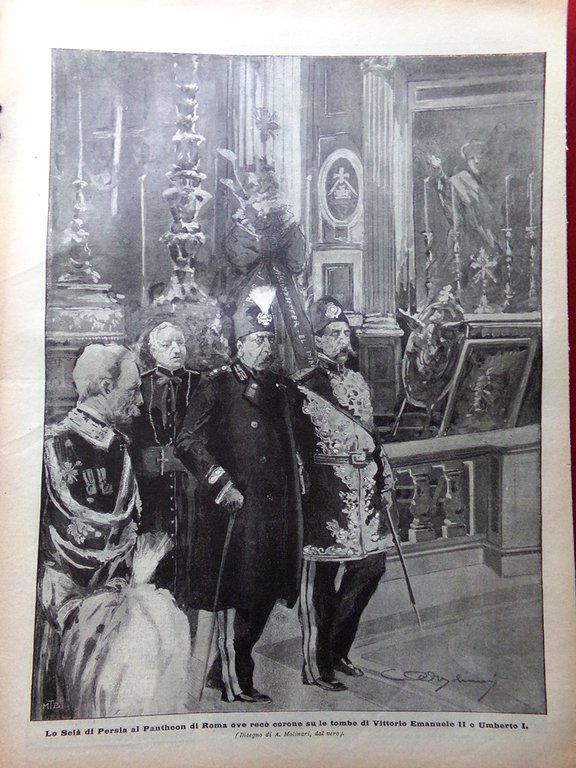 La Domenica del Corriere 8 Giugno 1902 Emigrazione Marinelli Ronciglione … | Immagine Gallery 11