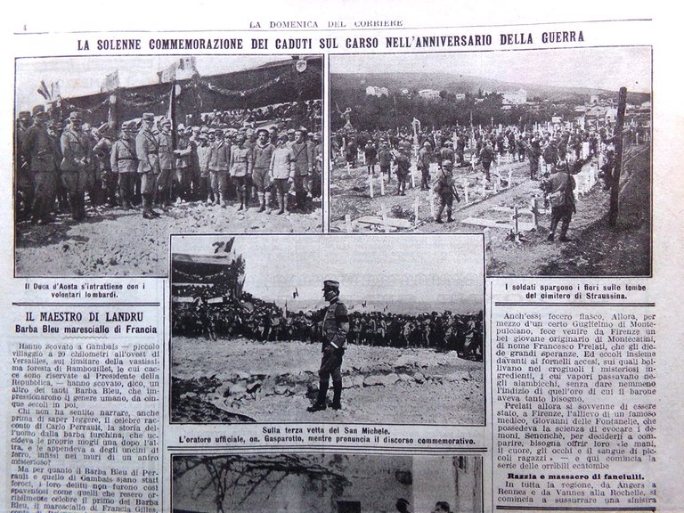 La Domenica del Corriere 8 Giugno 1919 Cimeli di Lissa … | Immagine Gallery 3