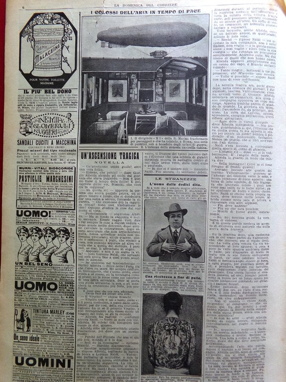 La Domenica del Corriere 8 Giugno 1919 Cimeli di Lissa …