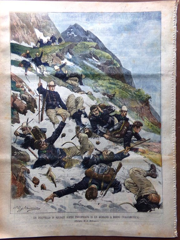 La Domenica del Corriere 8 Luglio 1900 Automobili Momo Duchobory …