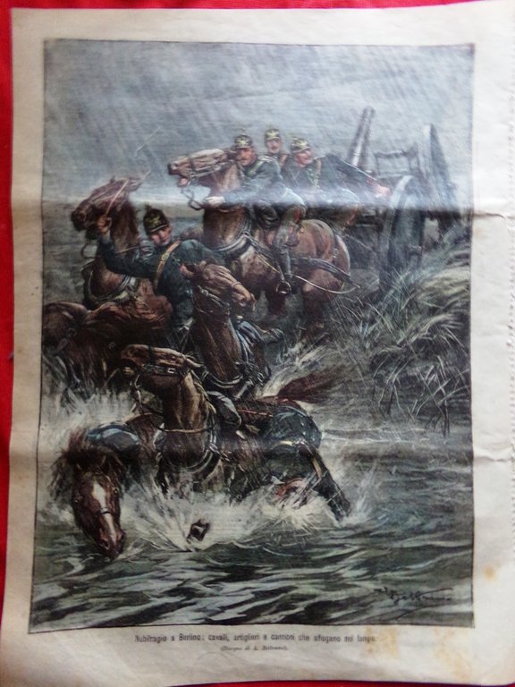 La Domenica del Corriere 8 Luglio 1906 Santi Quaranta Ospedale …