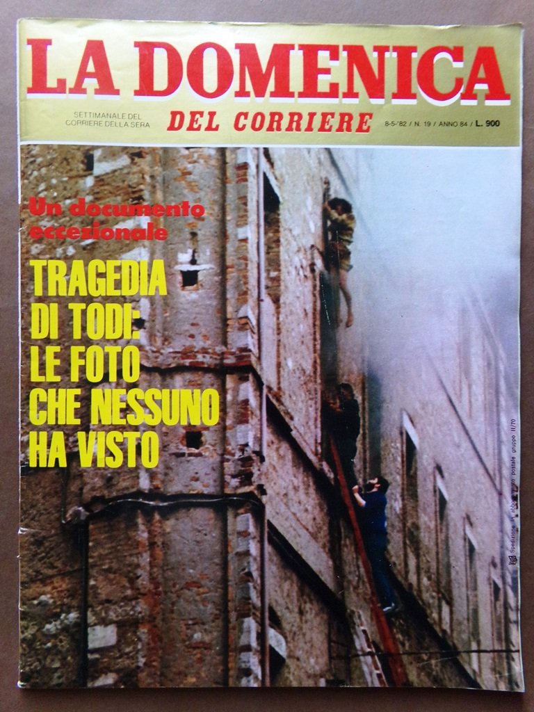 La Domenica del Corriere 8 Maggio 1982 Tragedia Todi Paolo …