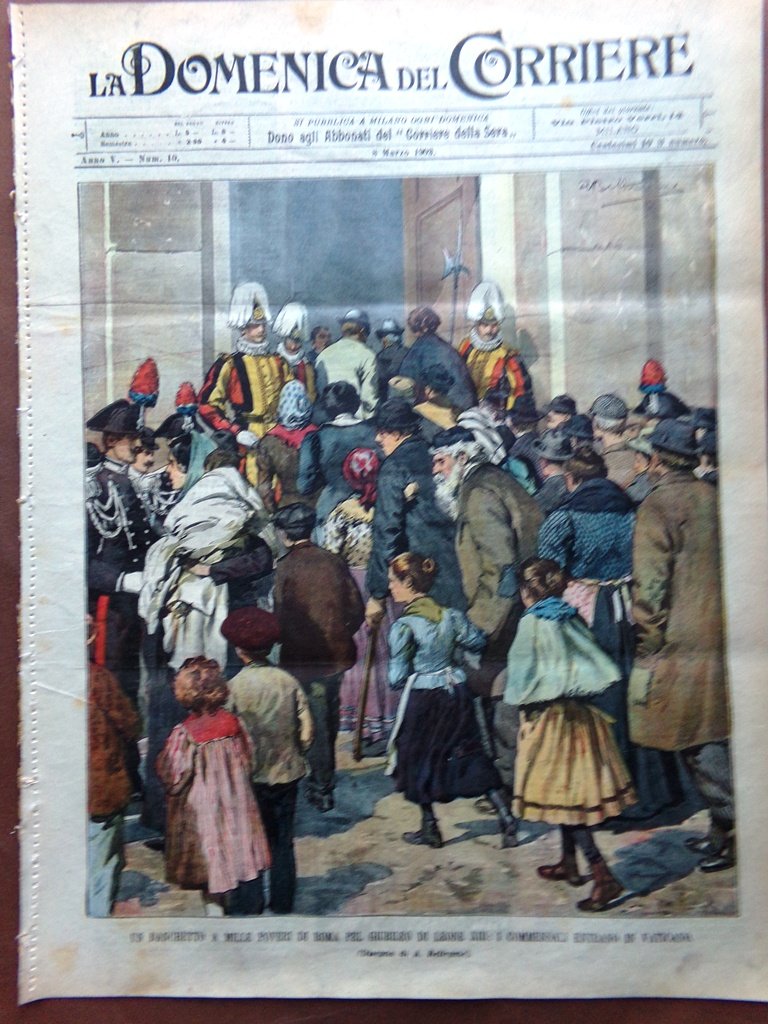 La Domenica del Corriere 8 Marzo 1903 Legouvé Nizza Siviglia …