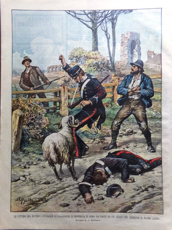 La Domenica del Corriere 8 Marzo 1903 Legouvé Nizza Siviglia …