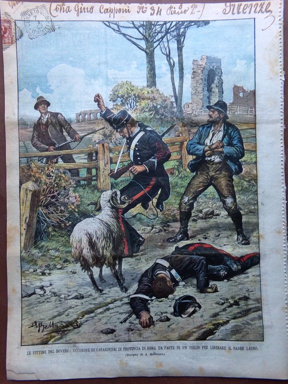 La Domenica del Corriere 8 Marzo 1903 Legouvé Nizza Siviglia …