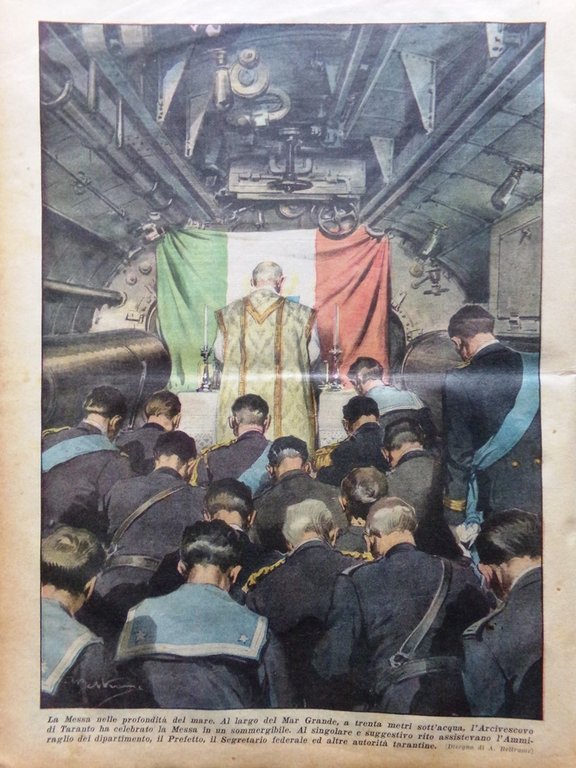 La Domenica del Corriere 8 Marzo 1936 Francesco Tamagno Tembien …