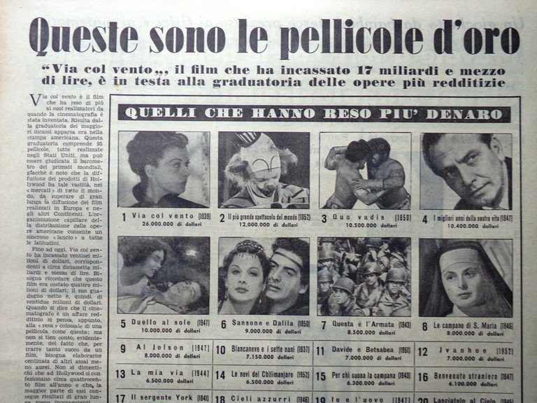 La Domenica del Corriere 8 Marzo 1953 Ilio Colli Jenner …