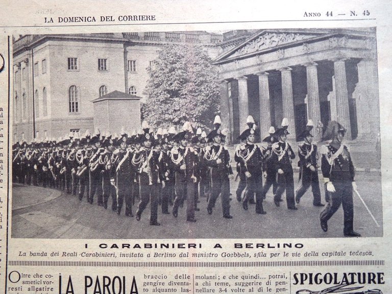 La Domenica del Corriere 8 Novembre 1942 WW2 Difesa Costiera …