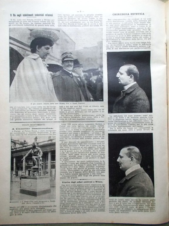 La Domenica del Corriere 8 Ottobre 1905 Sacconi Somalia Ungheria …