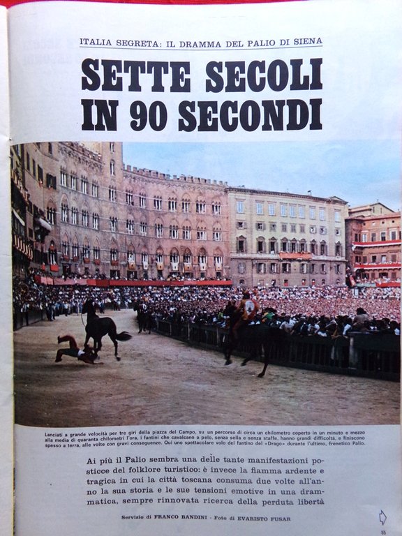 La Domenica del Corriere 8 Ottobre 1968 Morte Padre Pio …