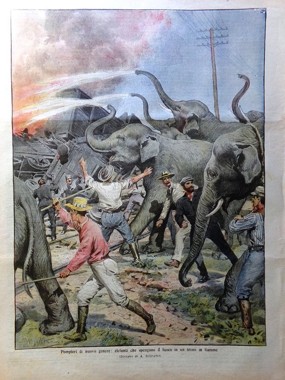 La Domenica del Corriere 8 Settembre 1907 Disastro in Francia … | Immagine Gallery 3