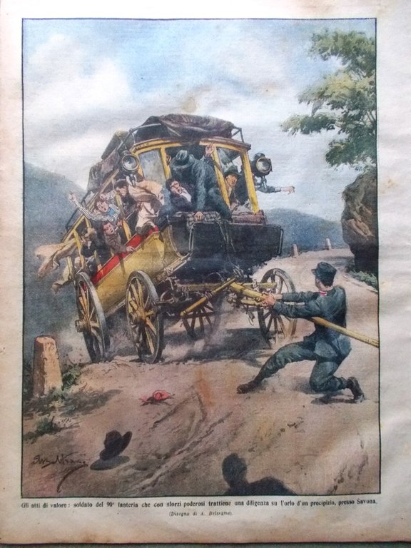 La Domenica del Corriere 8 Settembre 1912 Puglie Tendopoli Umbria …